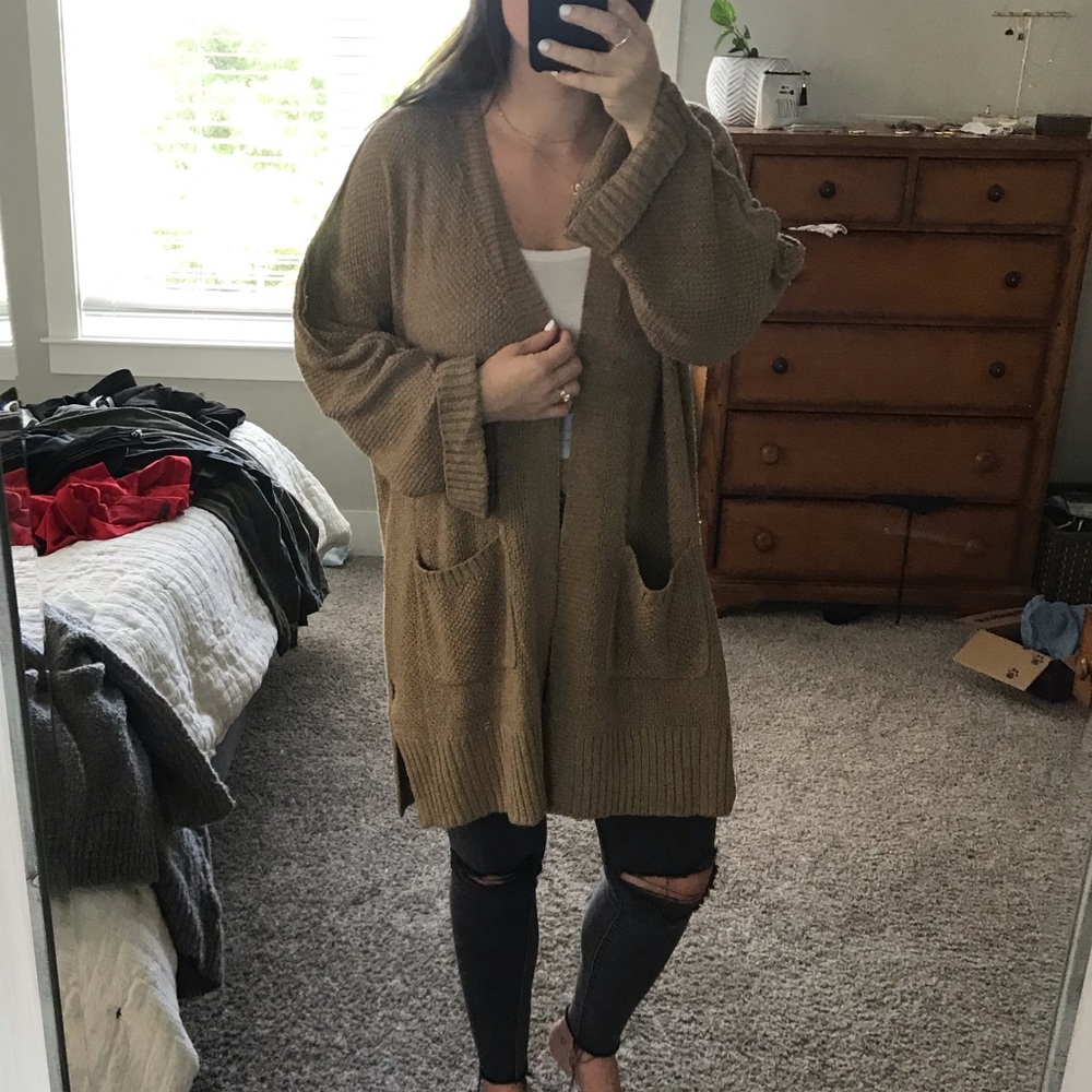 oversized boutique cardigan